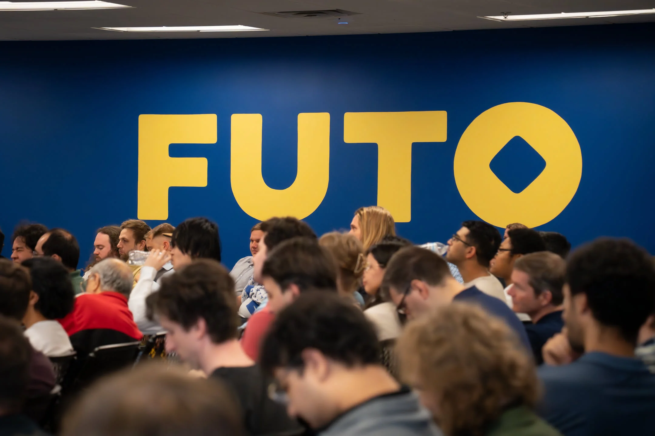 FUTO logo painted on a wall at the main office